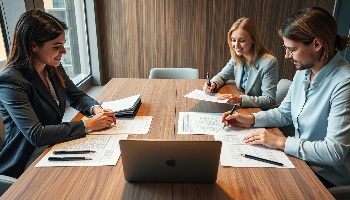 Property settlement documents and transfer review